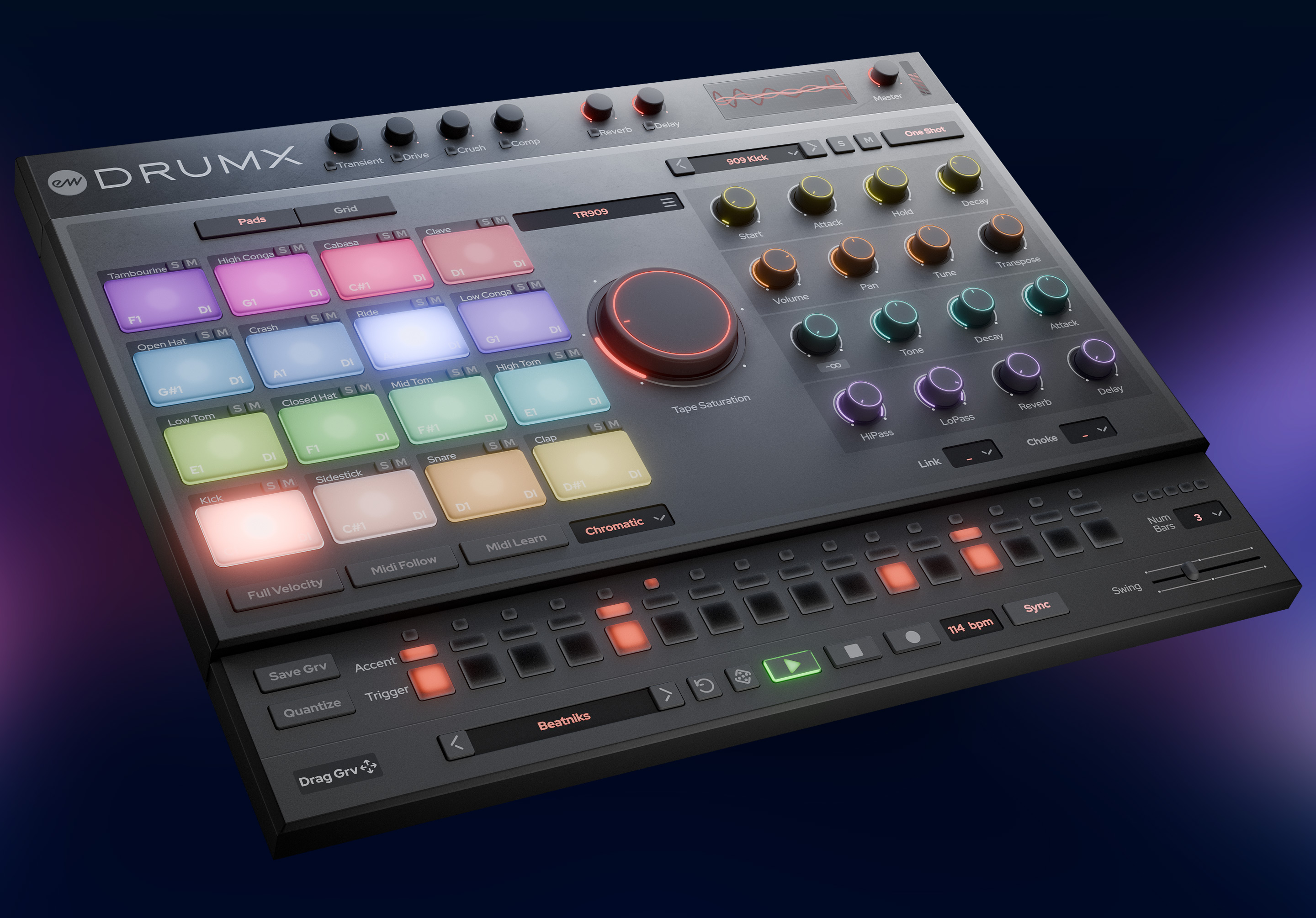 EastWest DrumX 產品外觀