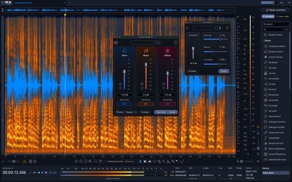 iZotope RX 12 Advanced 使用情境
