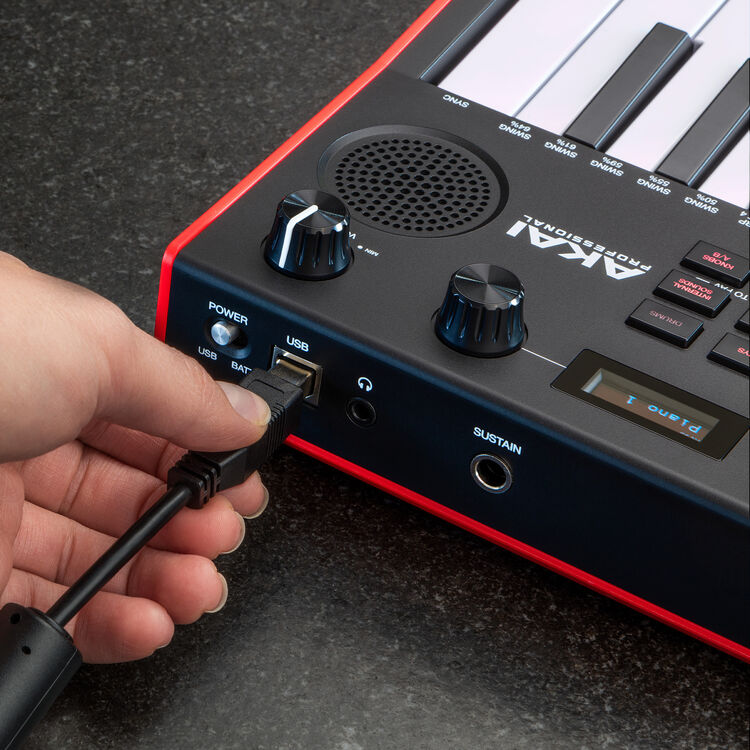 AKAI Professional MPK Mini Play MK3 規格示意