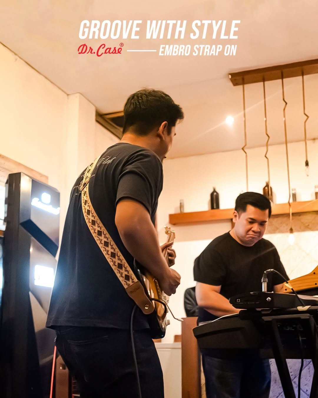 Dr. Case Embro Guitar Strap 細節展示