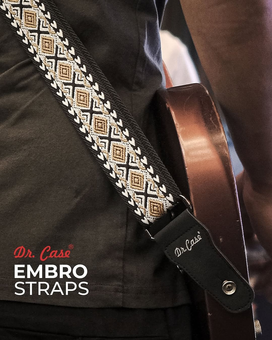 Dr. Case Embro Guitar Strap 配件展示