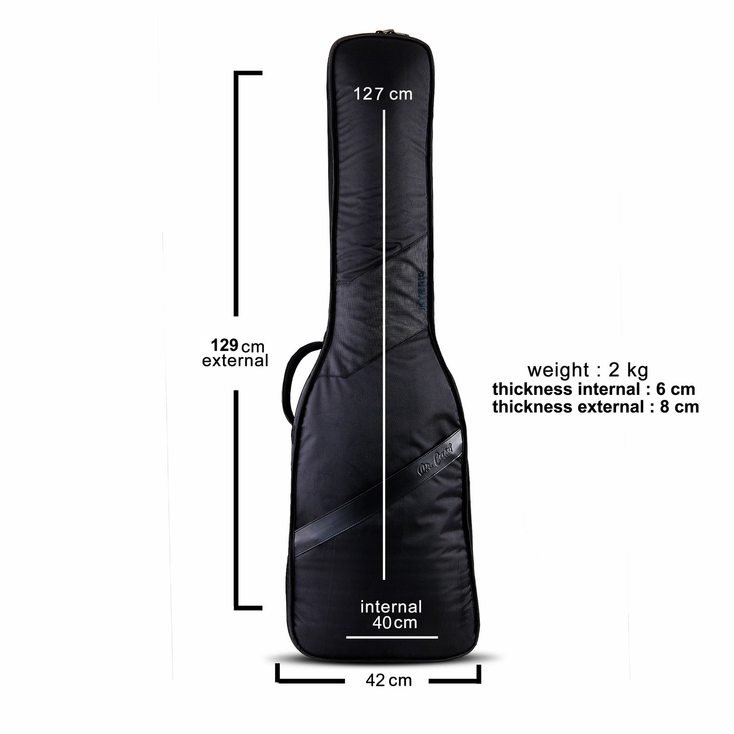 Dr. Case Hybrid Electric Bass Bag 使用情境