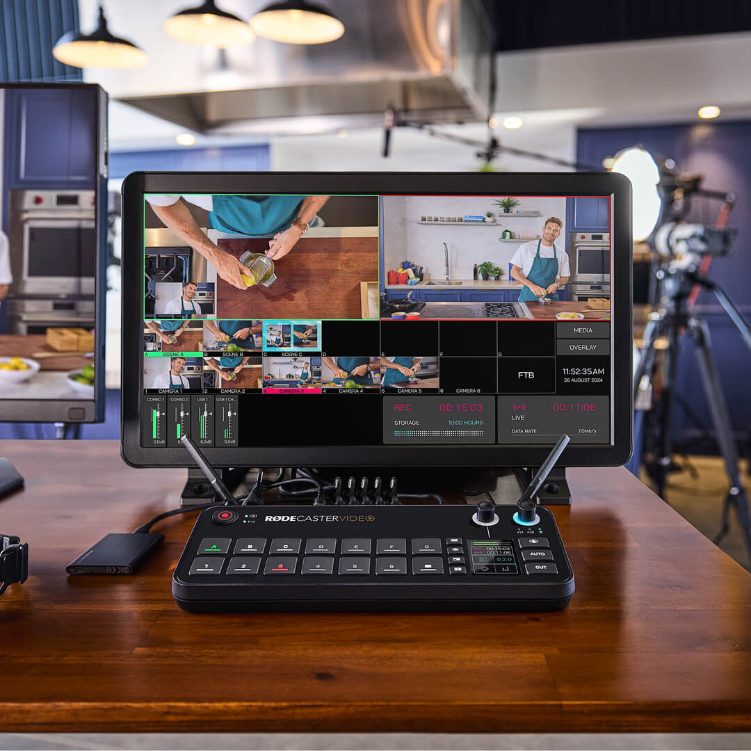 RØDECaster Video | Video and Audio Production Console 配件展示
