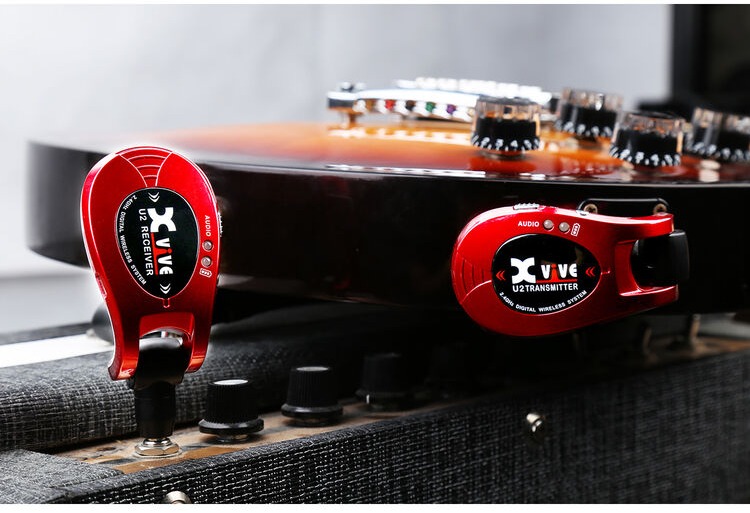 Xvive U2 Wireless Guitar System 規格示意