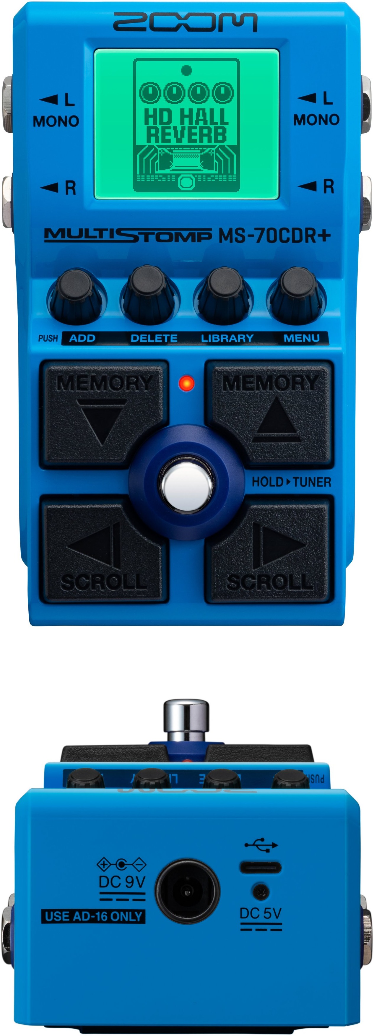 ZOOM MS-70CDR+ MultiStomp Chorus/Delay/Reverb Pedal 使用情境