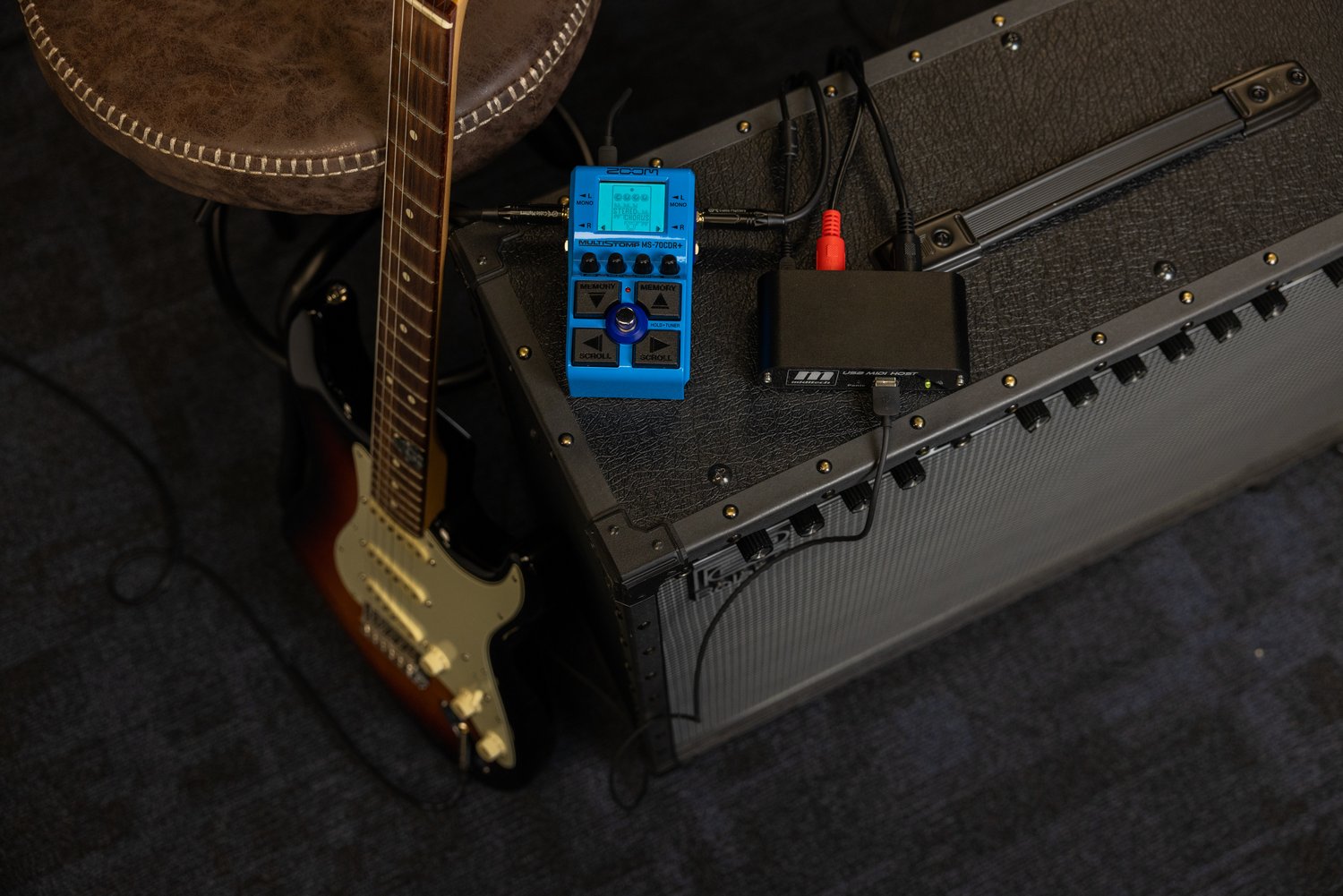 ZOOM MS-70CDR+ MultiStomp Chorus/Delay/Reverb Pedal 細節展示