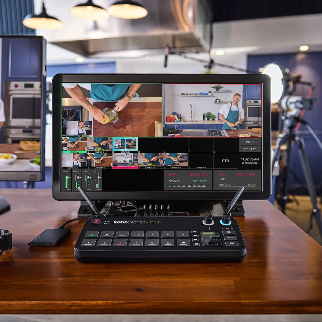 RØDECaster Video | Video and Audio Production Console 配件展示