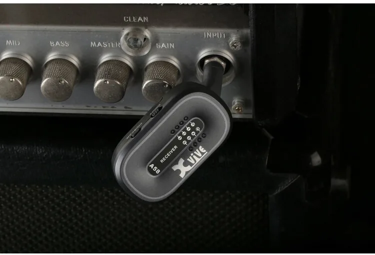 Xvive A58 Wireless Guitar System 配件展示