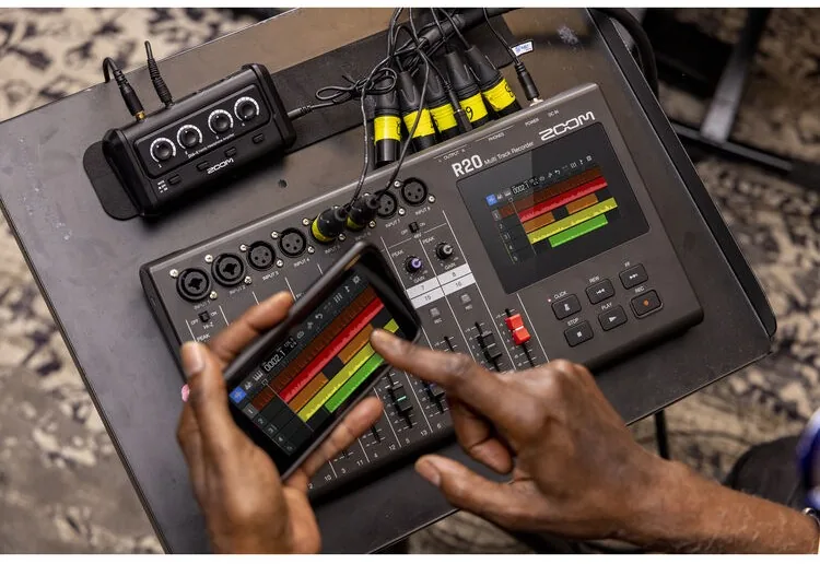 ZOOM R20 MultiTrak 規格示意